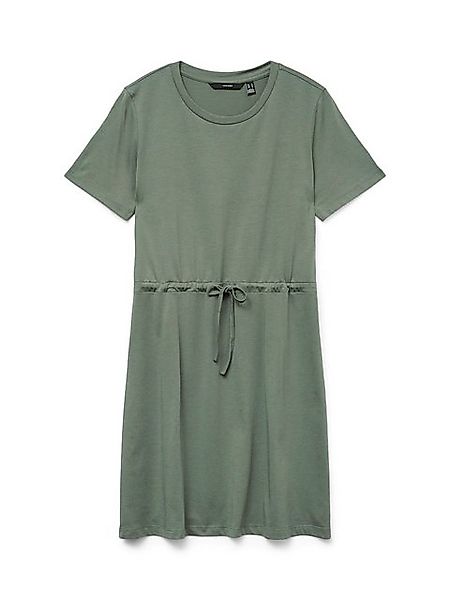 Vero Moda Shirtkleid Legeres Design mit Taillenband (mini) VMLUNA SS SHORT günstig online kaufen