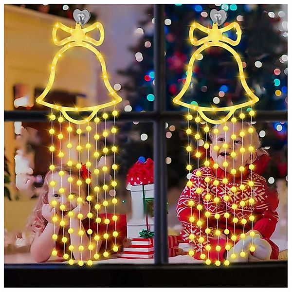 QUBEBU Beleuchtetes Fensterbild Fenster-Silhouette Weihnachten 90 günstig online kaufen