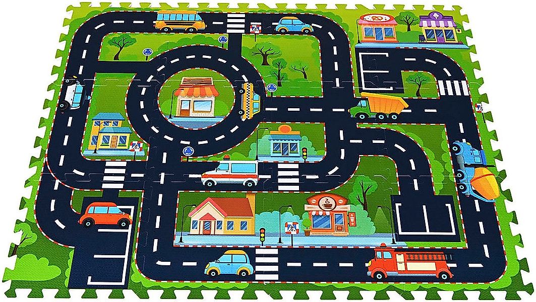 Knorrtoys® Puzzle Straße, 12 Puzzleteile, Puzzlematte, günstig online kaufen