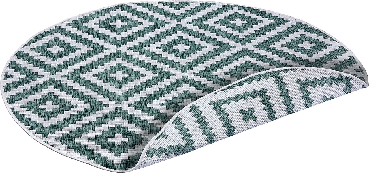 my home Teppich »Ronda Wendeteppich«, rund, 5 mm Höhe, Sisal-Optik, Flachge günstig online kaufen