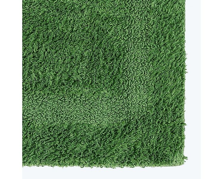 Homescapes Badematte Duschvorleger flaschengrün 50x50 cm aus 100% Baumwolle günstig online kaufen