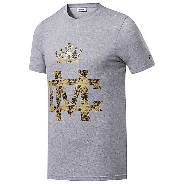 Reebok Conor Mc Gregor Kurzärmeliges T-shirt XS Medium Grey Heather günstig online kaufen