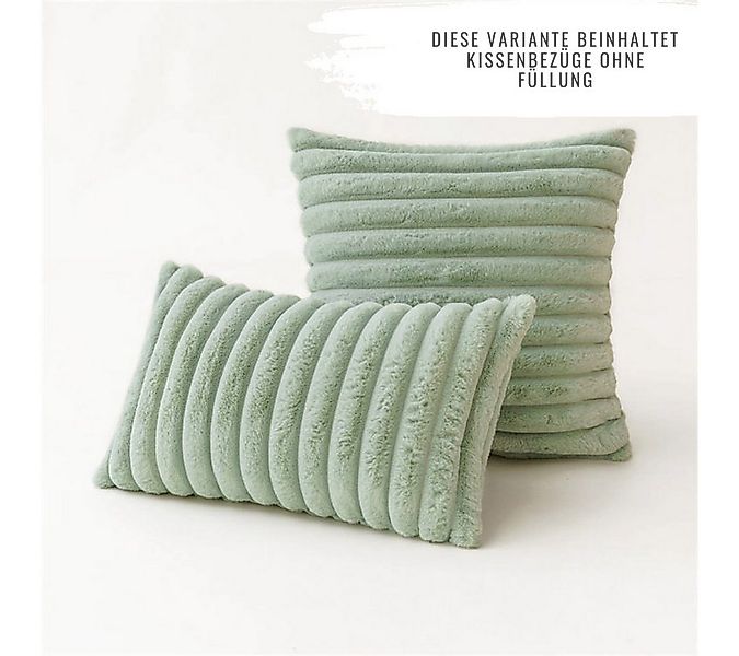 Interior by Hakito Sofakissen 2er Set Kissenbezug inklusive Füllkissen Kiss günstig online kaufen