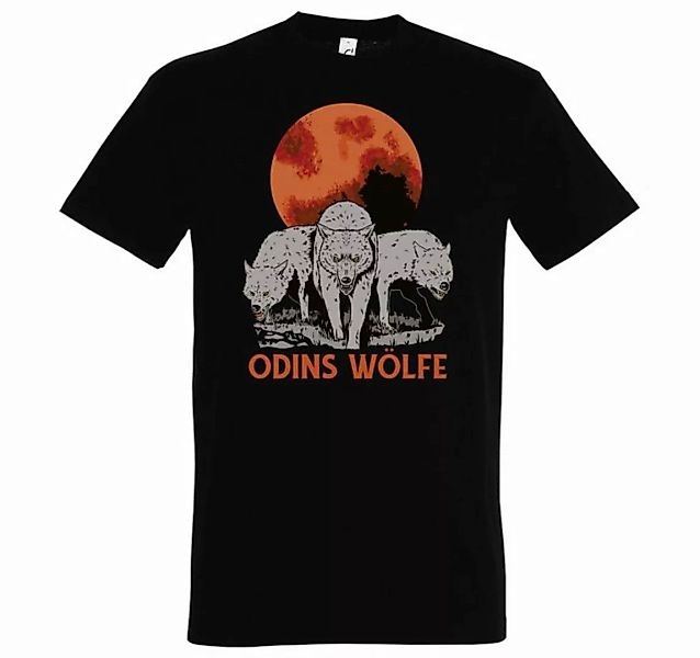 Youth Designz T-Shirt Odins Wölfe Herren Shirt mit trendigem Frontprint günstig online kaufen