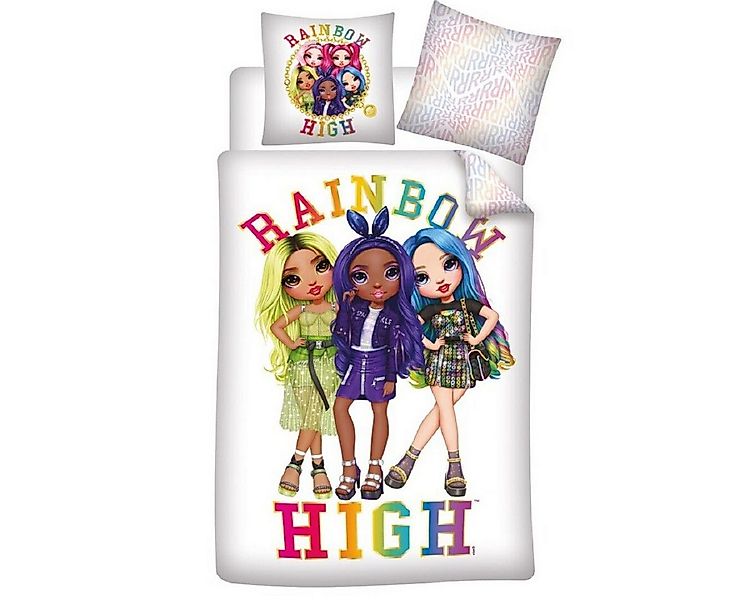 Rainbow High Kinderbettwäsche Kinderbettwäsche Set – 140x200 cm Bettbezug & günstig online kaufen