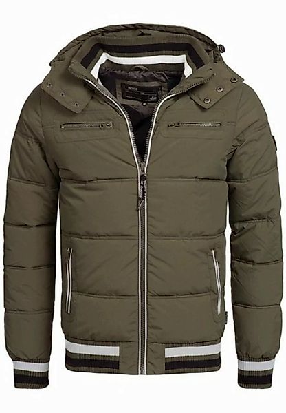 Indicode Winterjacke Marlon mit sportlichem Rippstrickbündchen günstig online kaufen