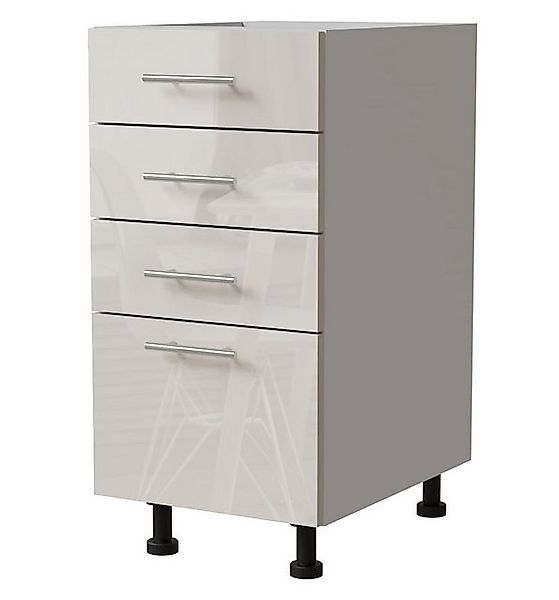 Feldmann-Wohnen Unterschrank Brerra (D4/40, 4 Schubladen - REJS Comfort Box günstig online kaufen