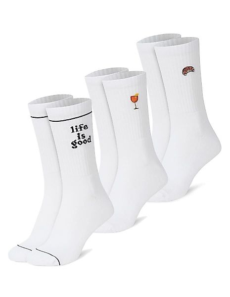 faav Tennissocken Crew Socks - Stickerei günstig online kaufen