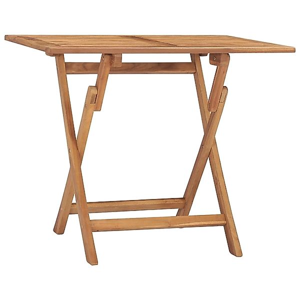 vidaXL Klappbarer Garten-Esstisch 90x60x75 cm Massivholz Teak 315445 günstig online kaufen