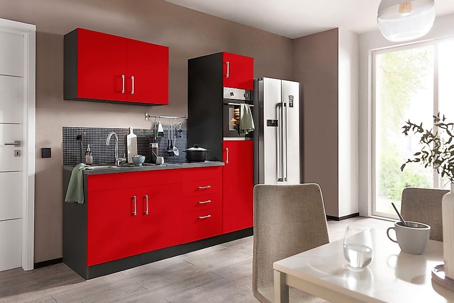 KOCHSTATION Küchenzeile "KS-Paris – Küchen mit einzigartigen Fotomotiven au günstig online kaufen