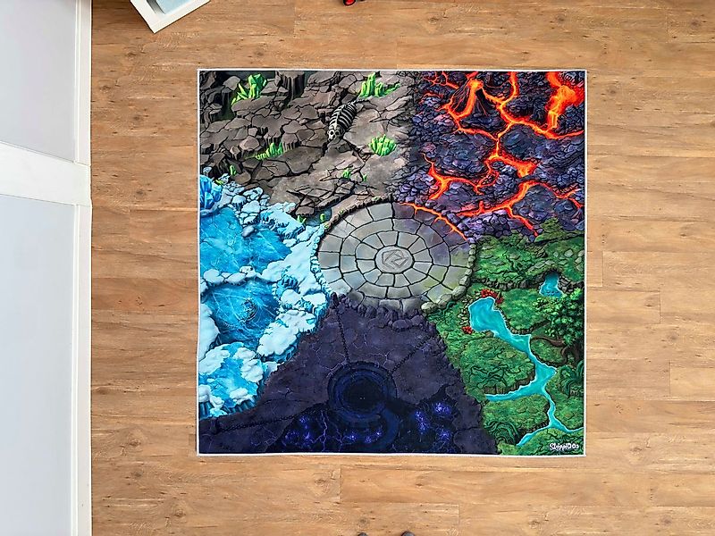 SkippiDoo Kinderteppich Spielteppich Kinderteppich Fantasy World für z.B. S günstig online kaufen