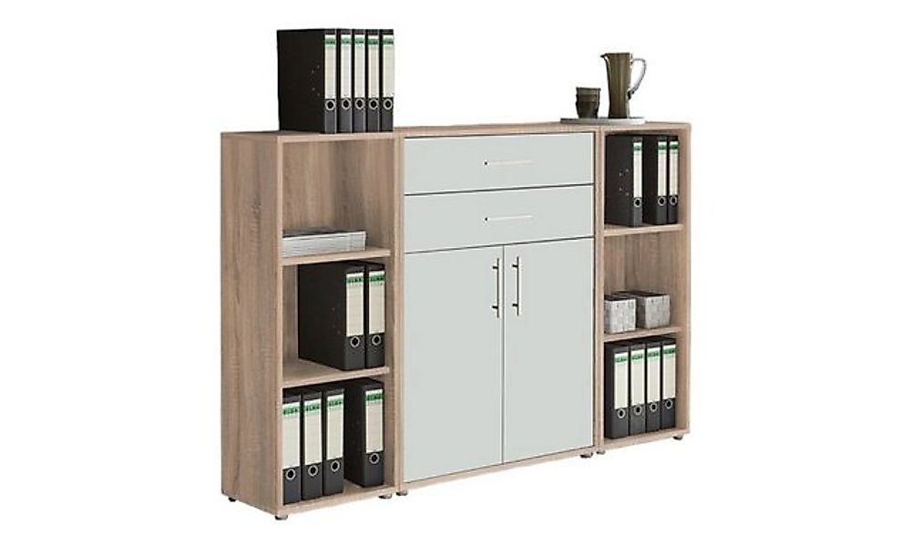 BMG Möbel Aktenschrank Tabor (Set 13, Büroschrank mit Metallgriffen) Made i günstig online kaufen