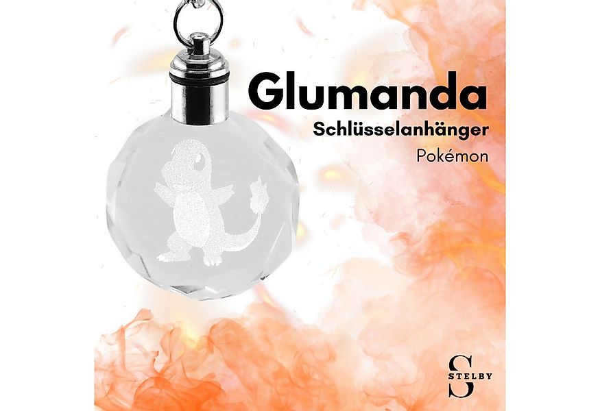 Stelby Schlüsselanhänger mit Gravur Pokemon Glumanda Schlüsselanhänger Mult günstig online kaufen