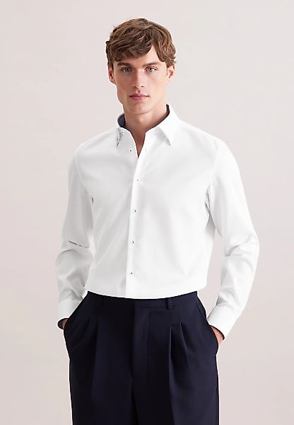 seidensticker Businesshemd "Schwarze Rose" Slim 1/1 Covered-Button-Down-Kra günstig online kaufen