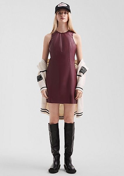 QS Minikleid Kleid Minikleid in Lederoptik günstig online kaufen
