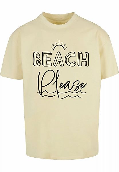 Merchcode T-Shirt "Merchcode Herren Beach Please Heavy Oversized Tee", (1 t günstig online kaufen