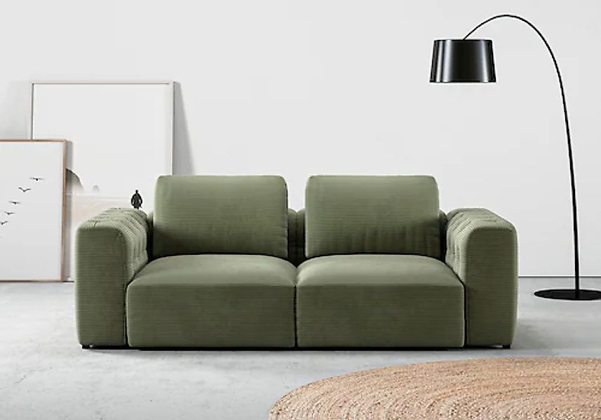 Home affaire 2-Sitzer »Cushid« Modulsofa, bestehend aus 2 Teilen, Breite 21 günstig online kaufen