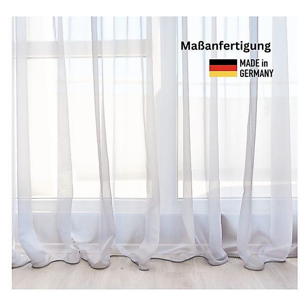 novumfix Gardine nach Maß Voile weiß günstig online kaufen