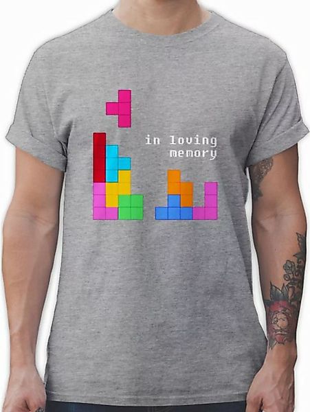 Shirtracer T-Shirt Tetris in loving memory Nerd Geschenke günstig online kaufen