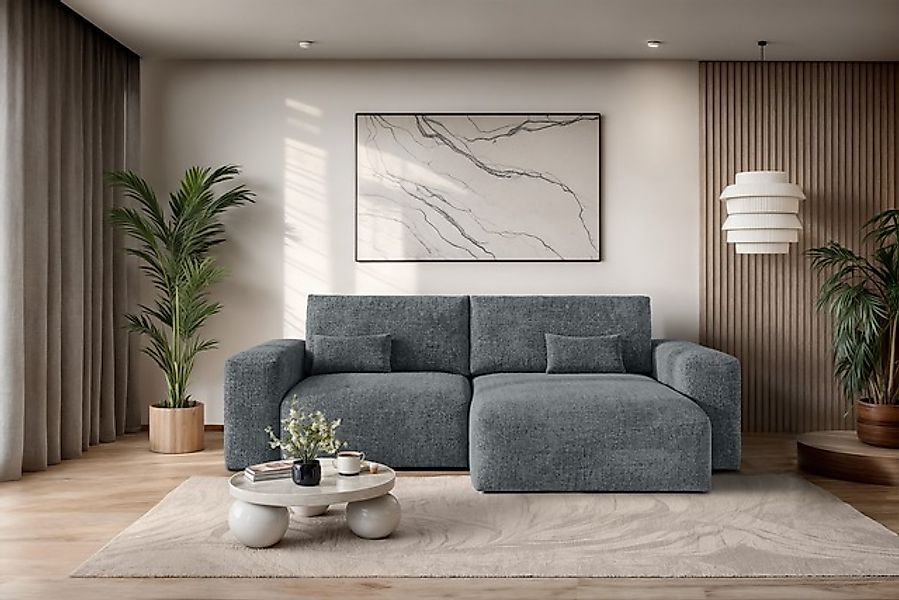 OTTO home Ecksofa »MATTS Schlafsofa mit Bettkasten, Maße B/T/H: 265/159/89 günstig online kaufen