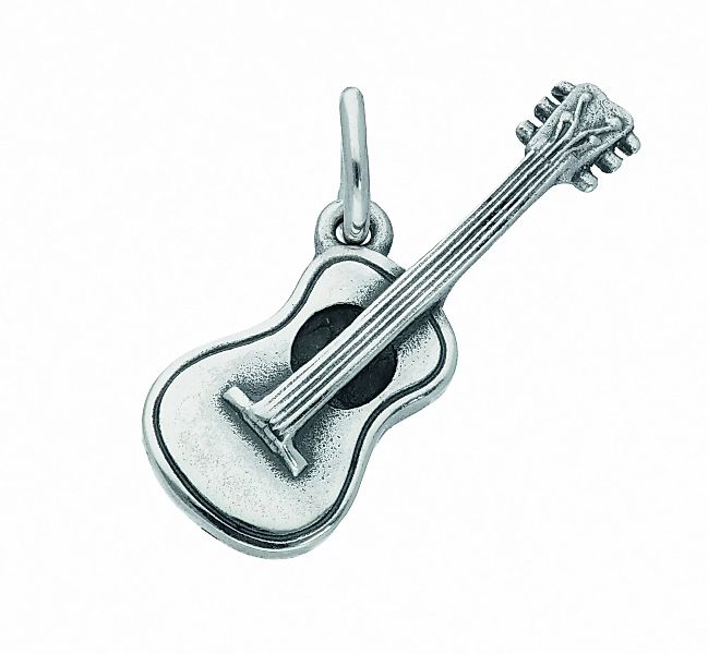 Adelia´s Kettenanhänger "Damen Silberschmuck 925 Silber Anhänger Gitarre", günstig online kaufen