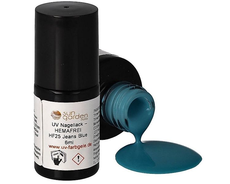 Sun Garden Nails Nagellack HF25 Jeans Blue - UV Nagellack 6ml – HEMAFREI günstig online kaufen