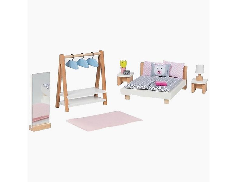 goki Puppenhausmöbel Puppenmöbel Style, Schlafzimmer (packung, 18tlg., spar günstig online kaufen