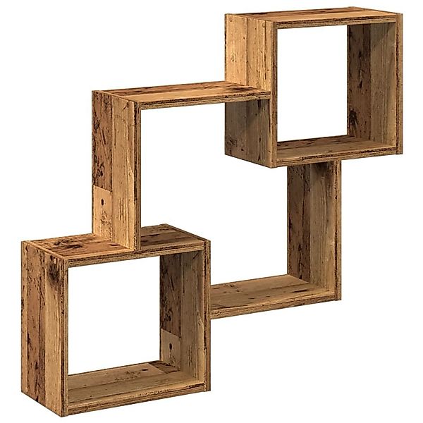 vidaXL Regal Wandschrank 78x18x71 cm Altholz-Optik günstig online kaufen