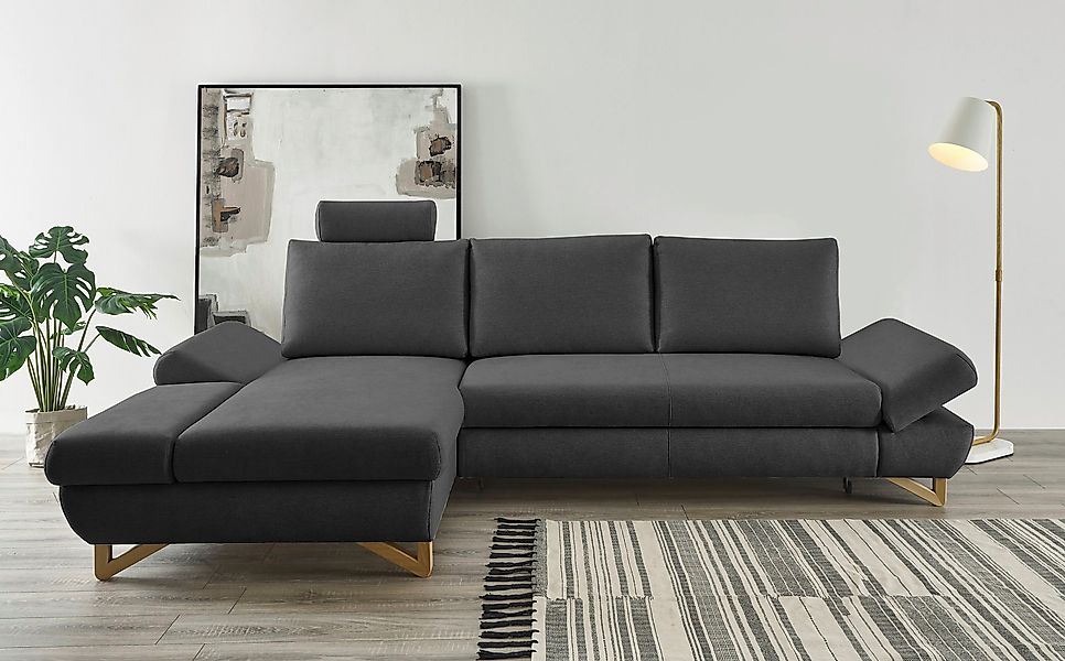 Home affaire Schlafsofa City/Giron, komfortable Bettfunktion günstig online kaufen