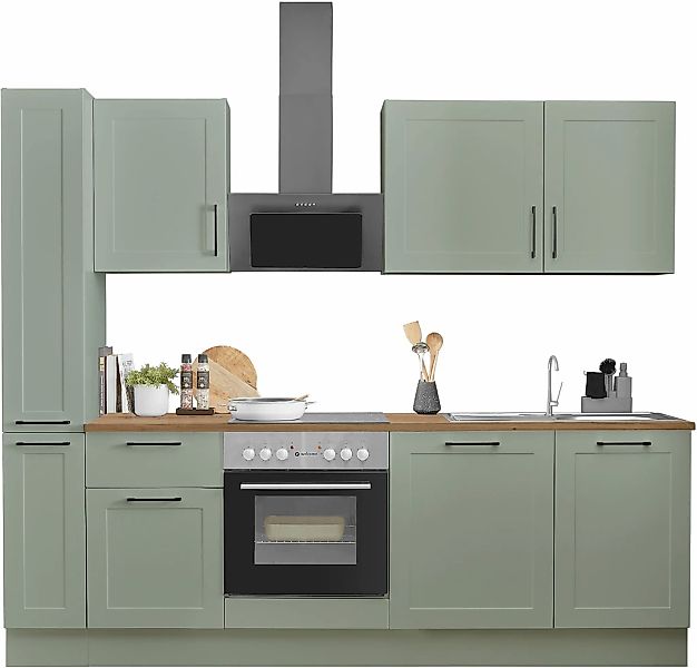 BASIC by Balculina Küchenzeile "Marsi" Breite 250 cm, wahlweise mit E-Gerät günstig online kaufen