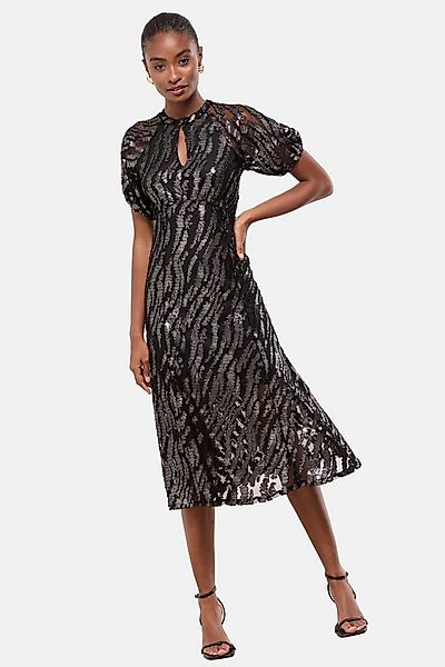 LIPSY Midikleid Lipsy Midikleid mit Metallic-Animalprint, Regular (1-tlg) günstig online kaufen