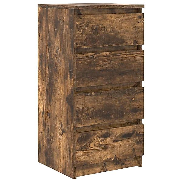 vidaXL Sideboard Räuchereiche 37,5x35x76 cm Holzwerkstoff 861755 günstig online kaufen