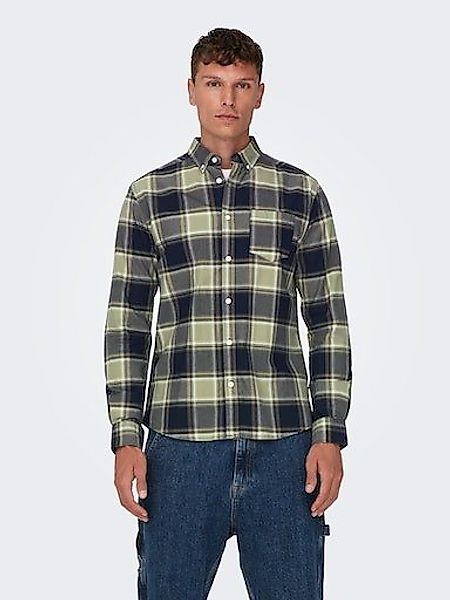 ONLY & SONS Karohemd "ONSALVARO LS OXFORD CHECK SHIRT 5979" günstig online kaufen