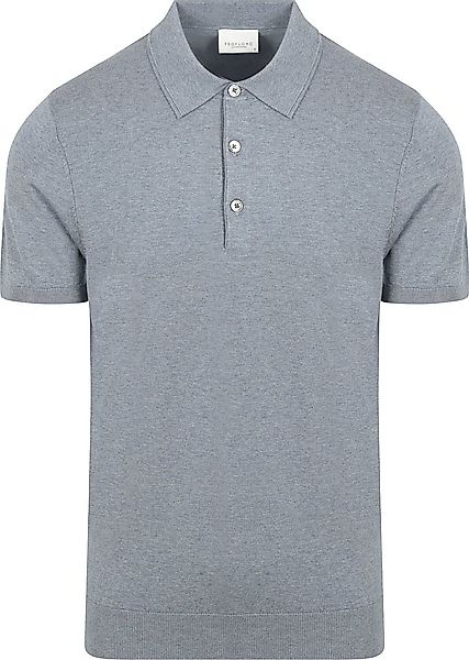 Profuomo Poloshirt Luxury Knitted Blau - Größe S günstig online kaufen