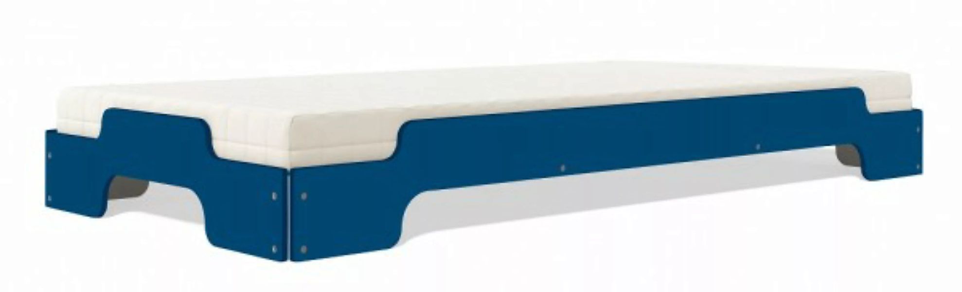 Stapelliege KLASSIK - Farbig kapitänsblau RAL 240 30 35 90 x 190 cm günstig online kaufen
