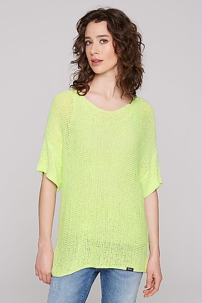 SOCCX Rundhalspullover, in schönen waagerechtem Strickmuster günstig online kaufen