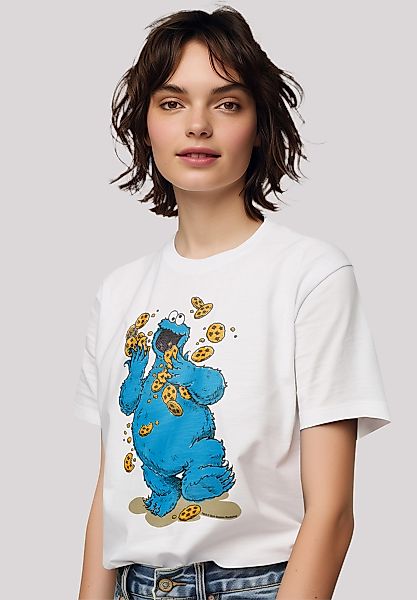 F4NT4STIC T-Shirt "Sesamstraße Cookie Monster Cookies Everywere", Premium Q günstig online kaufen