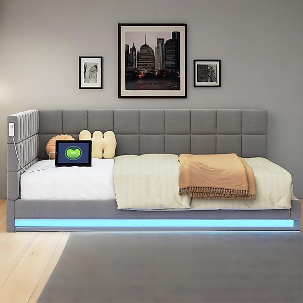 MODFU Schlafsofa Polsterbett, 140x200 cm mit günstig online kaufen