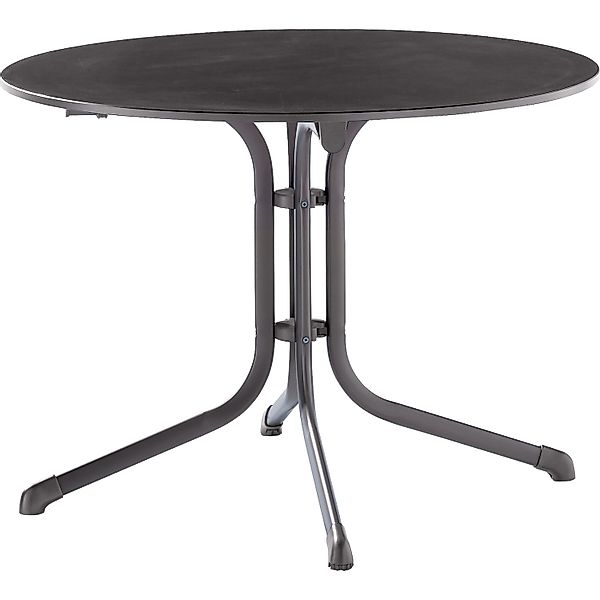 Sieger Klapptisch   ¦ schwarz ¦ Maße (cm): B: 100 H: 73  Ø: 100 Garten > Ga günstig online kaufen