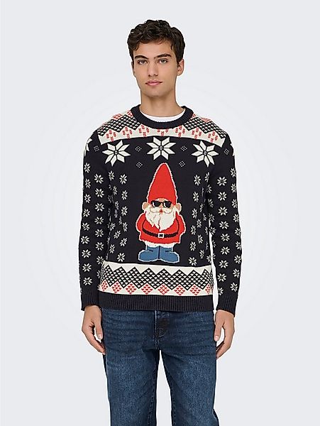 ONLY & SONS Rundhalspullover ONSX-MAX REG CREW KNIT günstig online kaufen