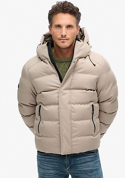 Superdry Steppjacke "HOODED TWEED SPORTS PUFFER JKT" mitKapuze günstig online kaufen