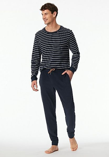 Schiesser Schlafanzug Casual Nightwear (2 tlg) mit Bindekordel günstig online kaufen