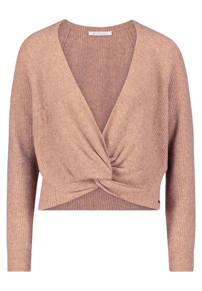 Betty&Co Strickpullover "Damen Strickpullover mit V-Ausschnitt" 1 Stk. tlg. günstig online kaufen