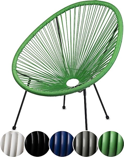 sunnypillow Gartenstuhl Acapulco, gemütlicher Loungesessel für günstig online kaufen