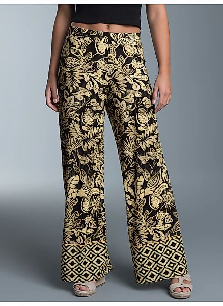 Trigema Jerseyhose "TRIGEMA Hüfthose mit floralem Allover-Print" günstig online kaufen