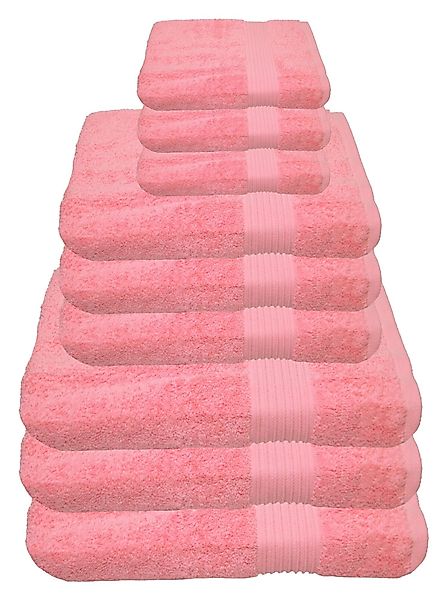 Julie Julsen Handtücher 9-Handtücher-Rosa, Baumwolle (9-St) günstig online kaufen
