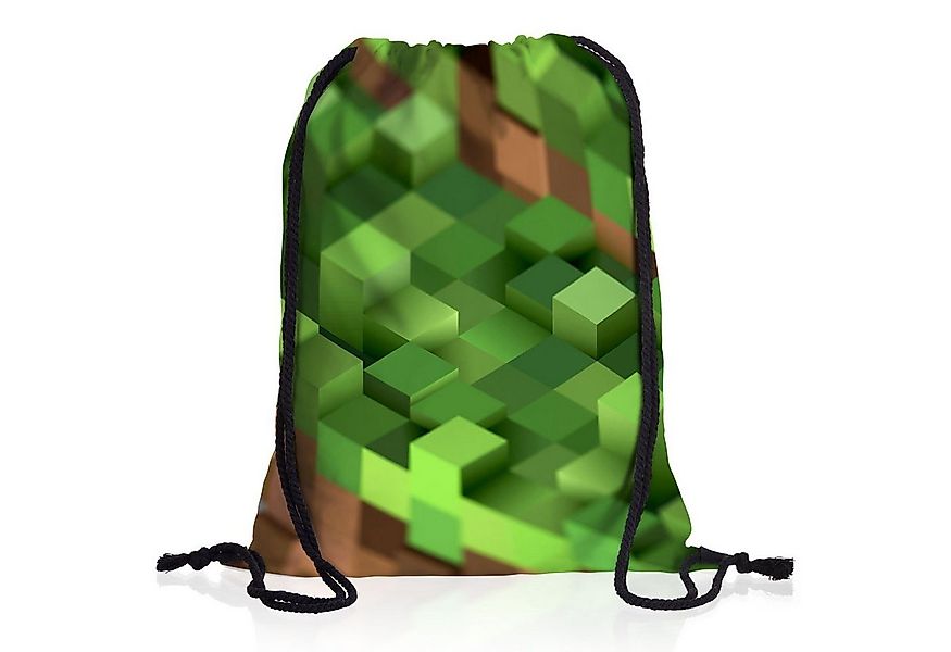VOID Henkeltasche, Mine Würfel Rucksack Tasche Sport Beutel block minecraft günstig online kaufen