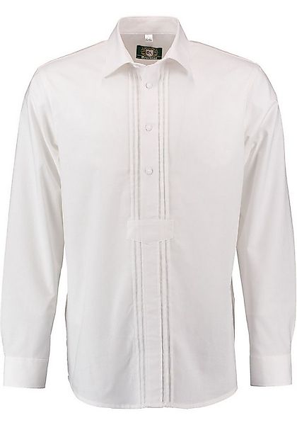 OS Trachten Trachtenhemd Afumu Herren Langarmhemd mit 2x2 Biesen, Schlupffo günstig online kaufen