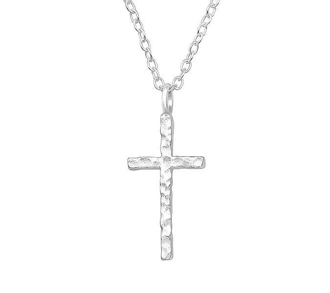 Order & Smile Schmuck Kreuzkette Kette Kreuz: Halskette aus 925er Silber, g günstig online kaufen