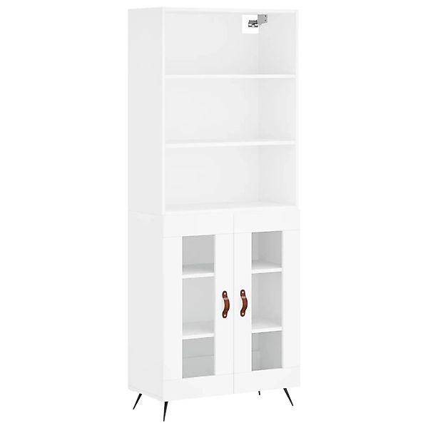vidaXL Highboard Weiß 69,5x34x180 cm Holzwerkstoff 3189285 günstig online kaufen